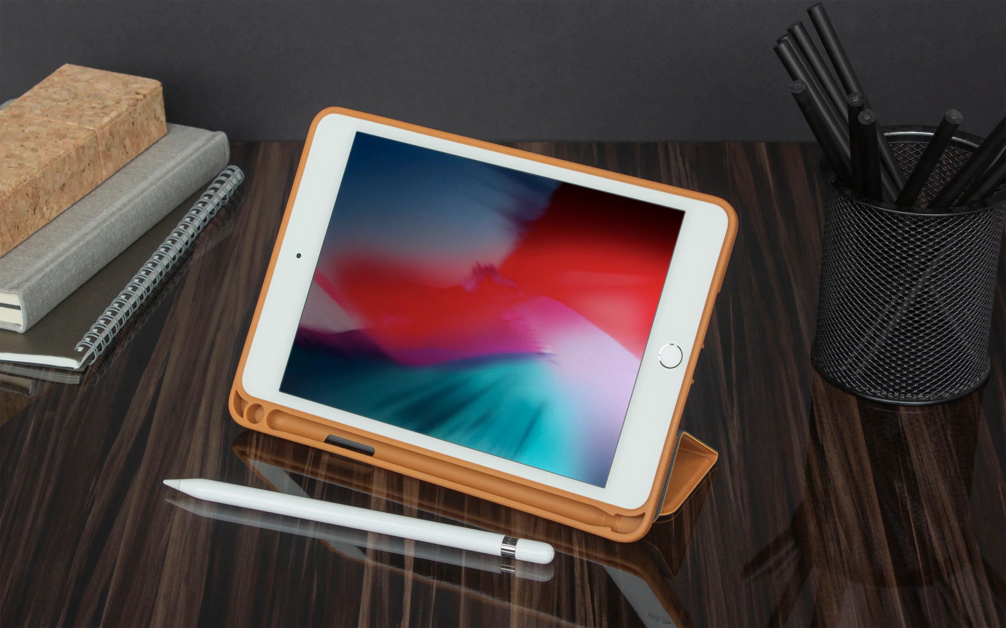 Torrii Torrio Plus Wallet For iPad Mini 5 2019 With Apple Pencil Slot - Brown - Tashqila Torrii Torrio Plus Wallet For iPad Mini 5 2019 With Apple Pencil Slot - Brown - Tashqila